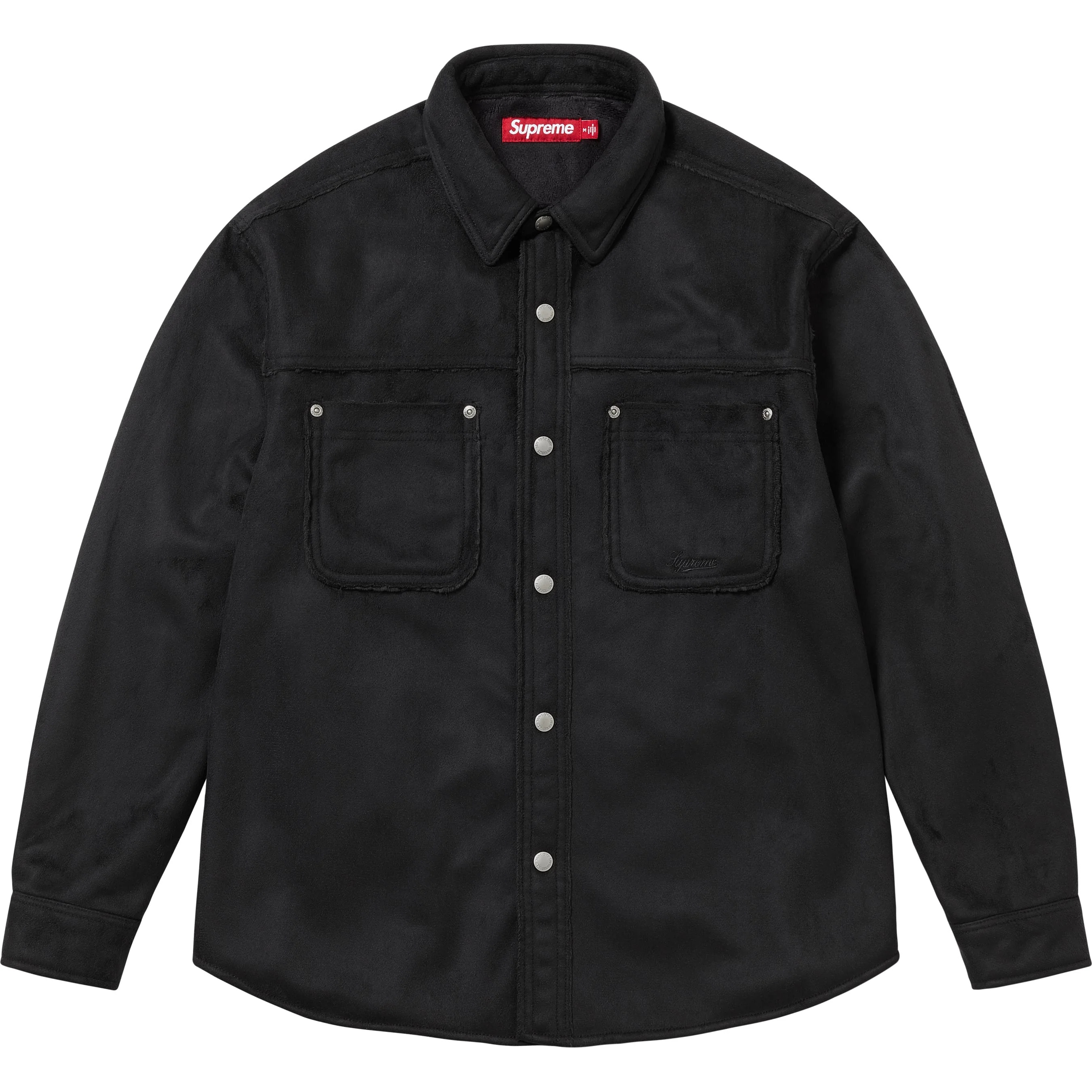 Faux Suede Snap Shirt view 8